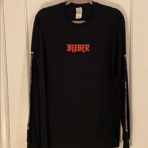 Justin Bieber purpose tour long sleeve shirt